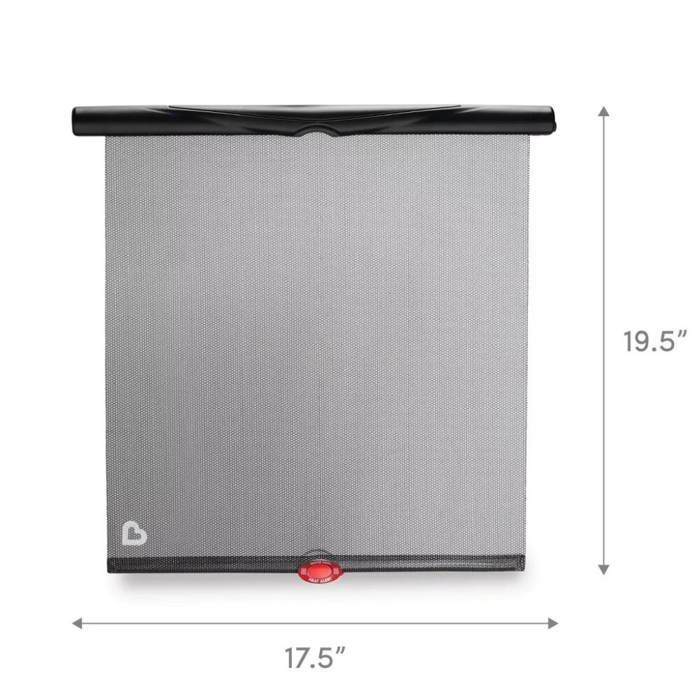 Brica heat sensor window sunlight pull-down car shade